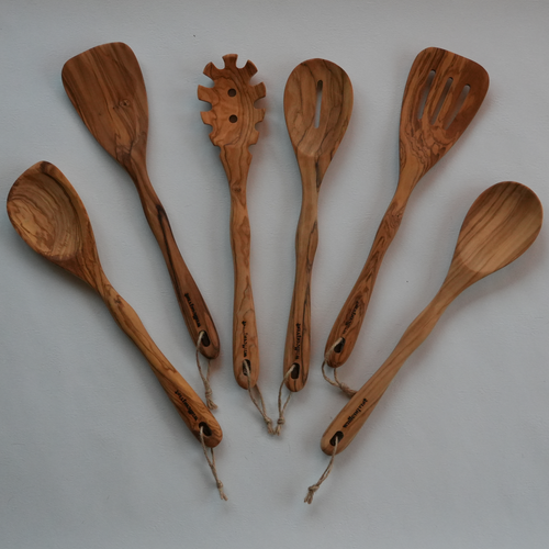 Komplett set träslevar olivträd - 6st