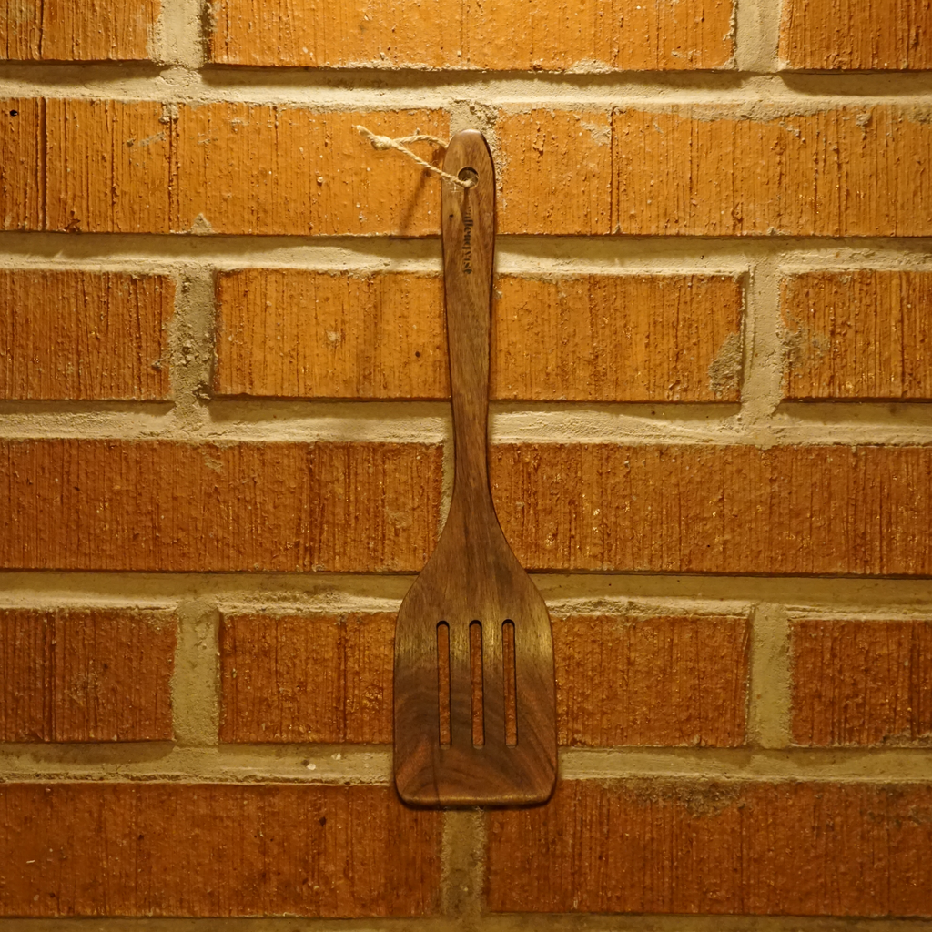 Komplett set träslevar teak - 9st